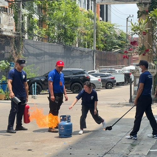 HIPCloud เข้าร่วมอบรมหลักสูตรครูฝึกซ้อมดับเพลิงและการปฏิบัติงานของหน่วยงาน รปภ.