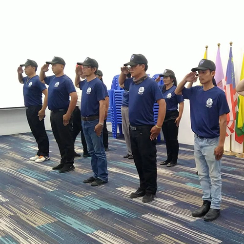 HIPCloud เข้าร่วมอบรมหลักสูตรครูฝึกซ้อมดับเพลิงและการปฏิบัติงานของหน่วยงาน รปภ.