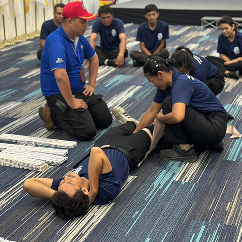 HIPCloud เข้าร่วมอบรมหลักสูตรครูฝึกซ้อมดับเพลิงและการปฏิบัติงานของหน่วยงาน รปภ.
