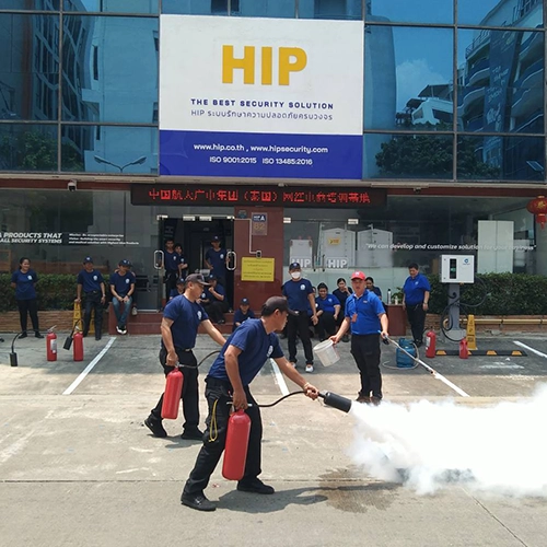 HIPCloud เข้าร่วมอบรมหลักสูตรครูฝึกซ้อมดับเพลิงและการปฏิบัติงานของหน่วยงาน รปภ.